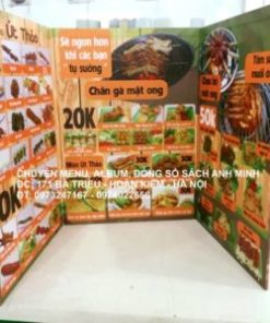 MENU BỒI PHO MẾCH