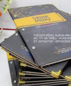MENU GIẤY BỒI BÌA CỨNG CAO CẤP